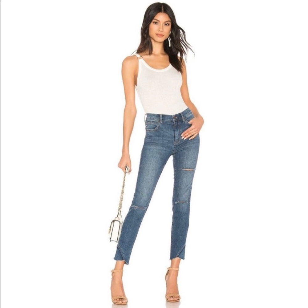Free People Garden Party Sunny Jeans